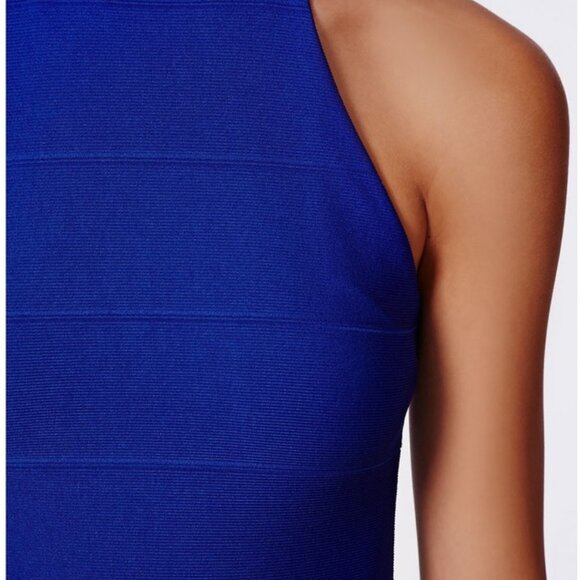 Used (Very Good) Missguided Vivian Strappy Bandage Bodycon Dress Cobalt Blue - Picture 6 of 7